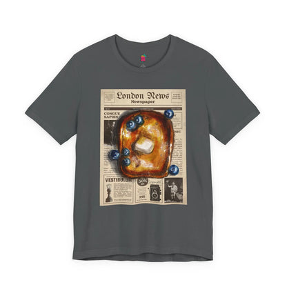 Breakfast Paper - Pop Art Unisex Tee House of Poco Loco