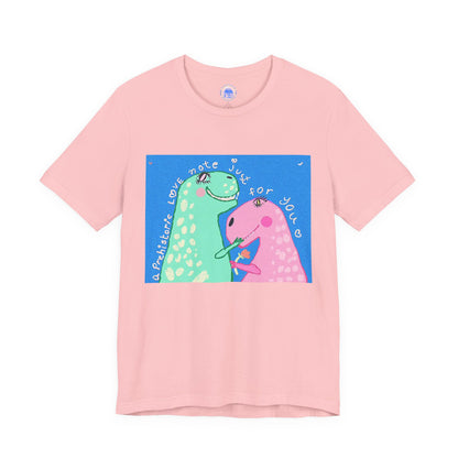 Dino Love - Pop Art Unisex Tee