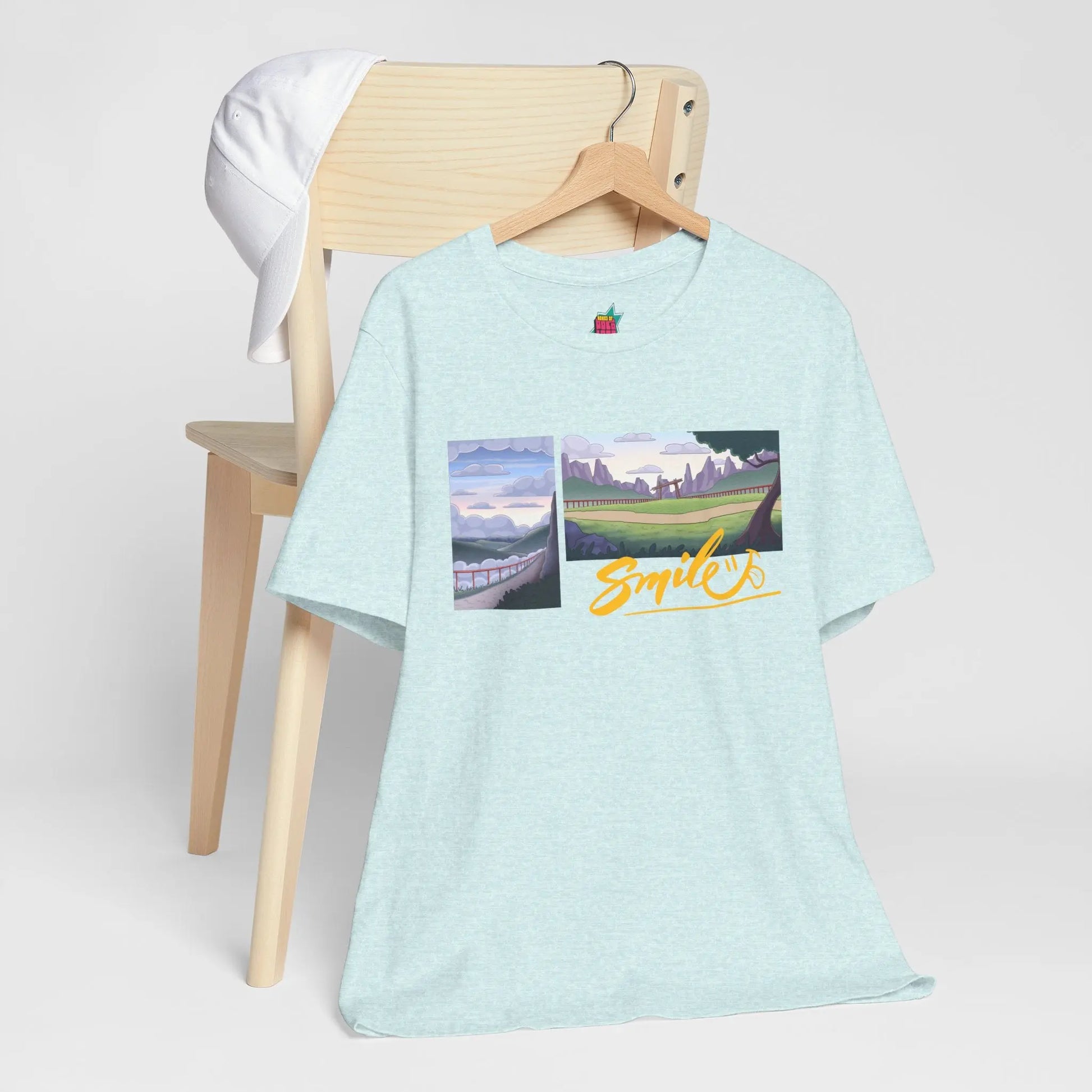 Cloudy Smile - Pop Art Unisex Tee House of Poco Loco