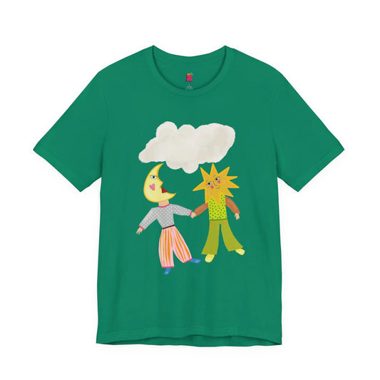 Sun and Moon - Pop Art T-Shirt Unisex House of Poco Loco