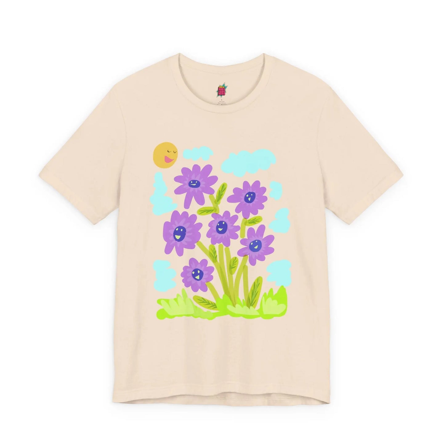 Purple Sunflower - Pop Art Unisex Tee House of Poco Loco