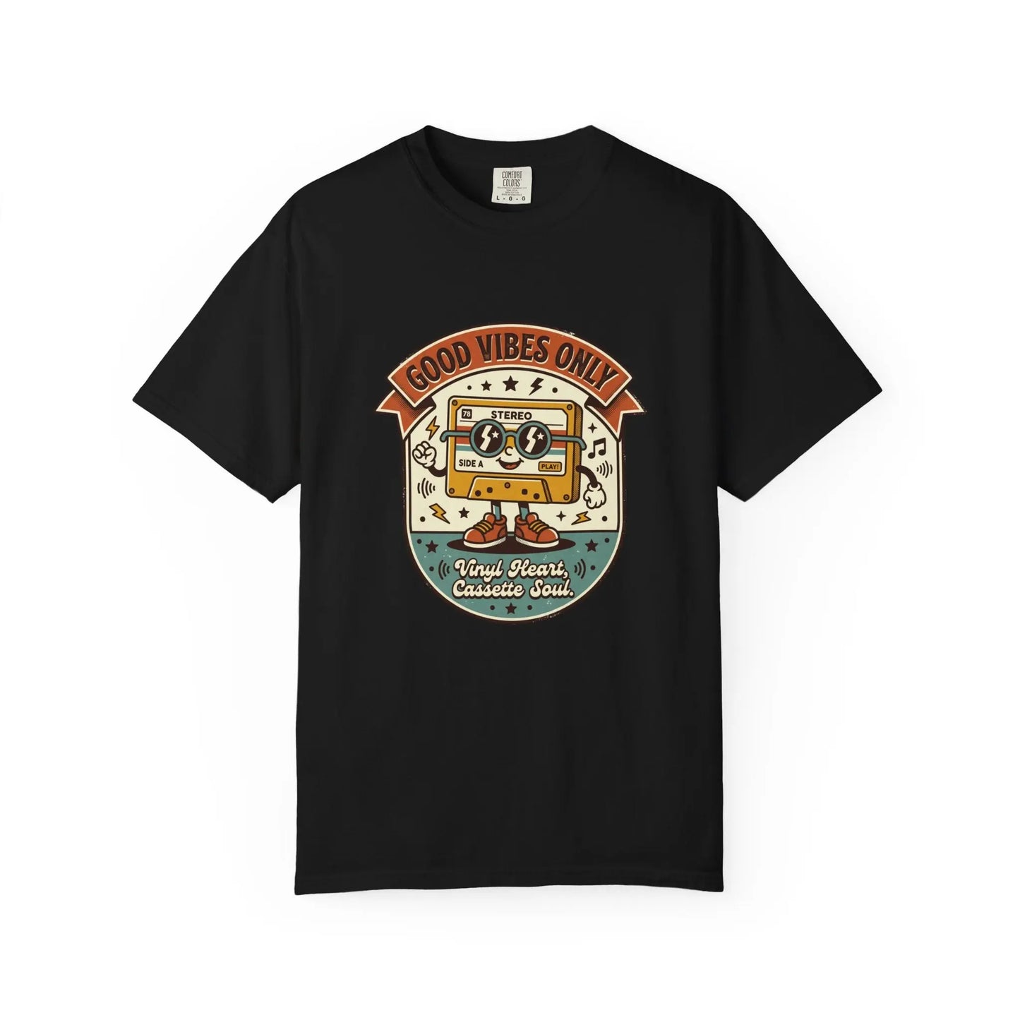 Good Vibes Only Cassette -  Vintage T-Shirt House of Poco Loco