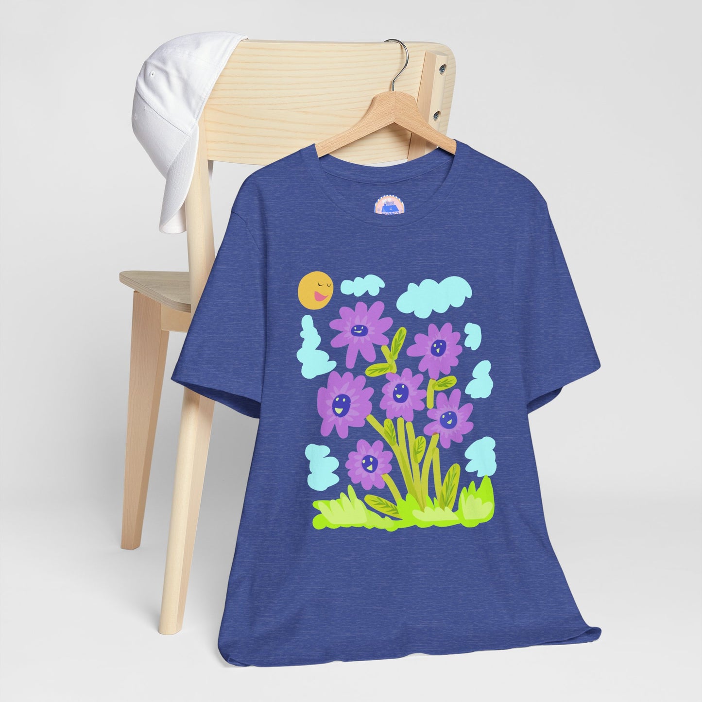 Purple Sunflower - Pop Art Unisex Tee
