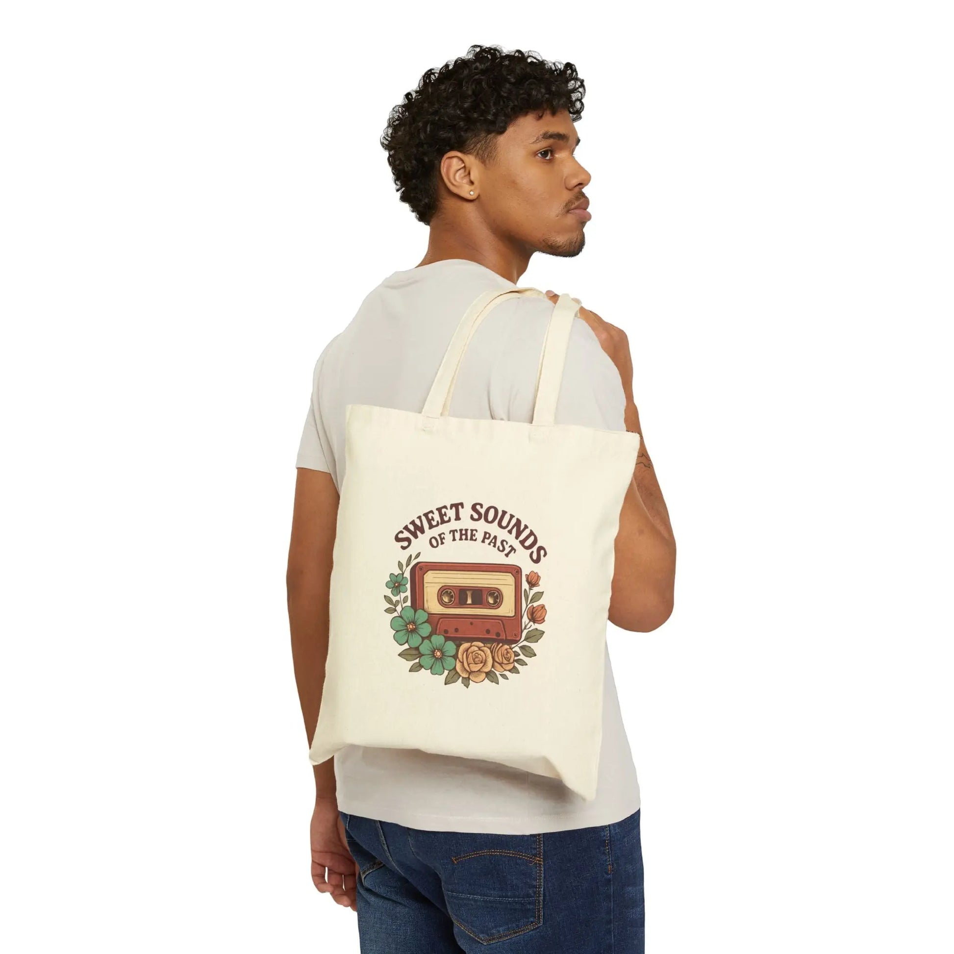 Sweet Sounds - Vintage Cotton Tote Bag House of Poco Loco