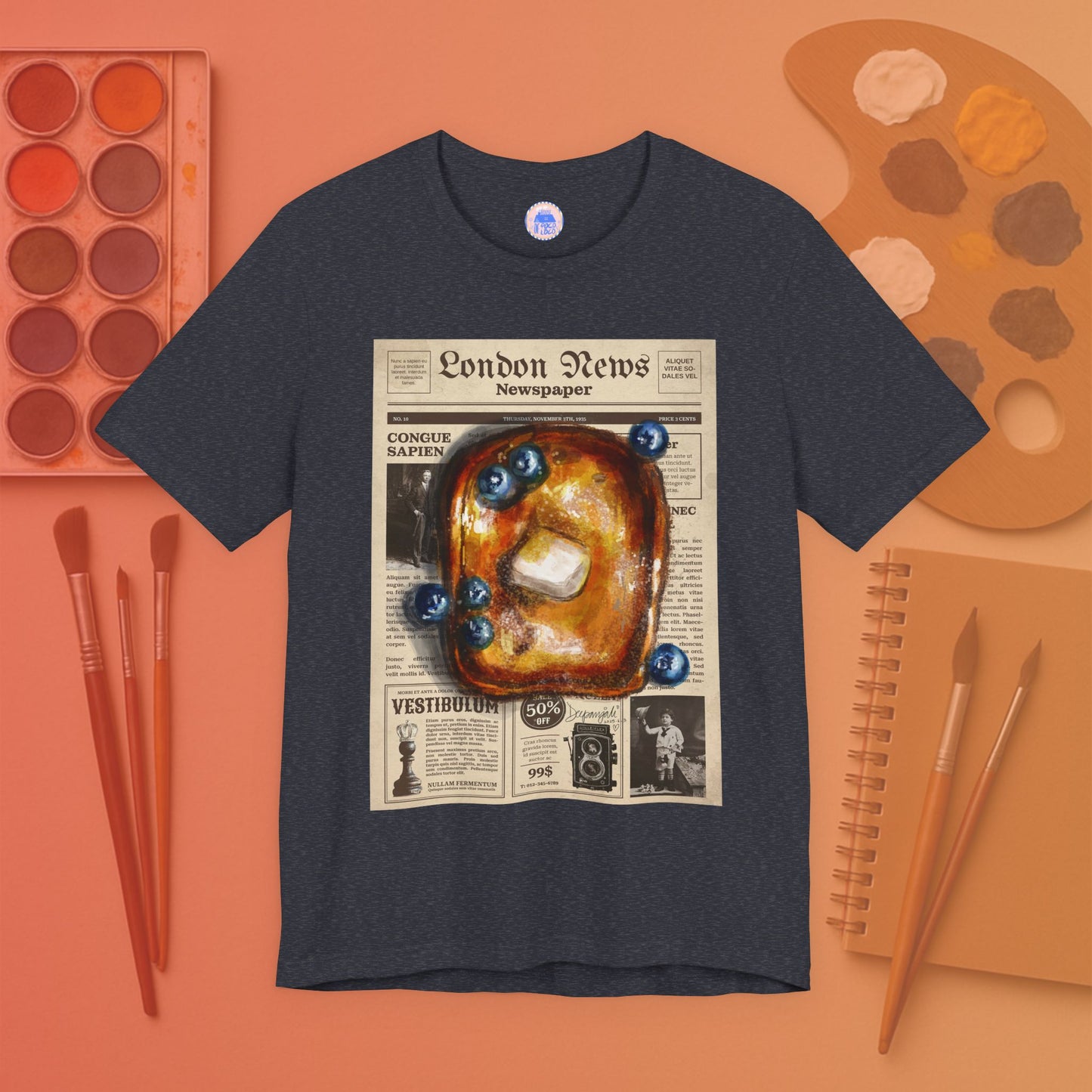 Breakfast Paper - Pop Art Unisex Tee