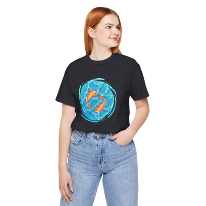 Fish in Blues - Pop Art Unisex Tee House of Poco Loco