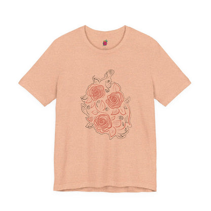 Rosy Lines - Pop Art Unisex Tee House of Poco Loco