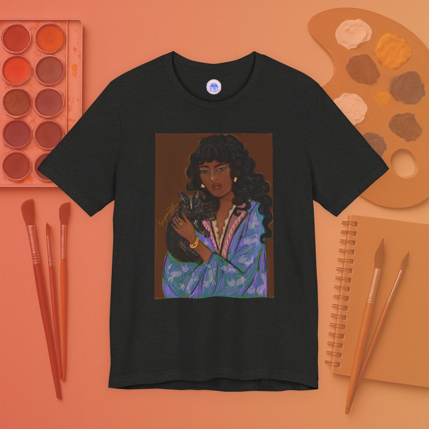 Curly Lady - Pop Art Unisex Tee