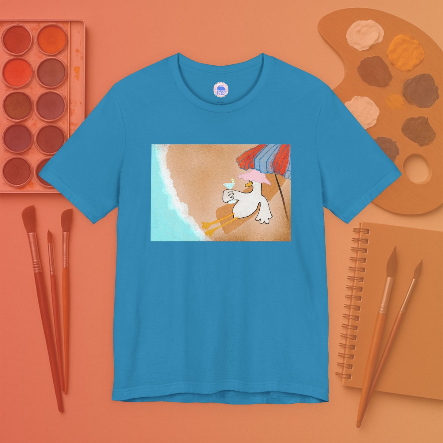 Beach Duck - Pop Art Unisex Tee