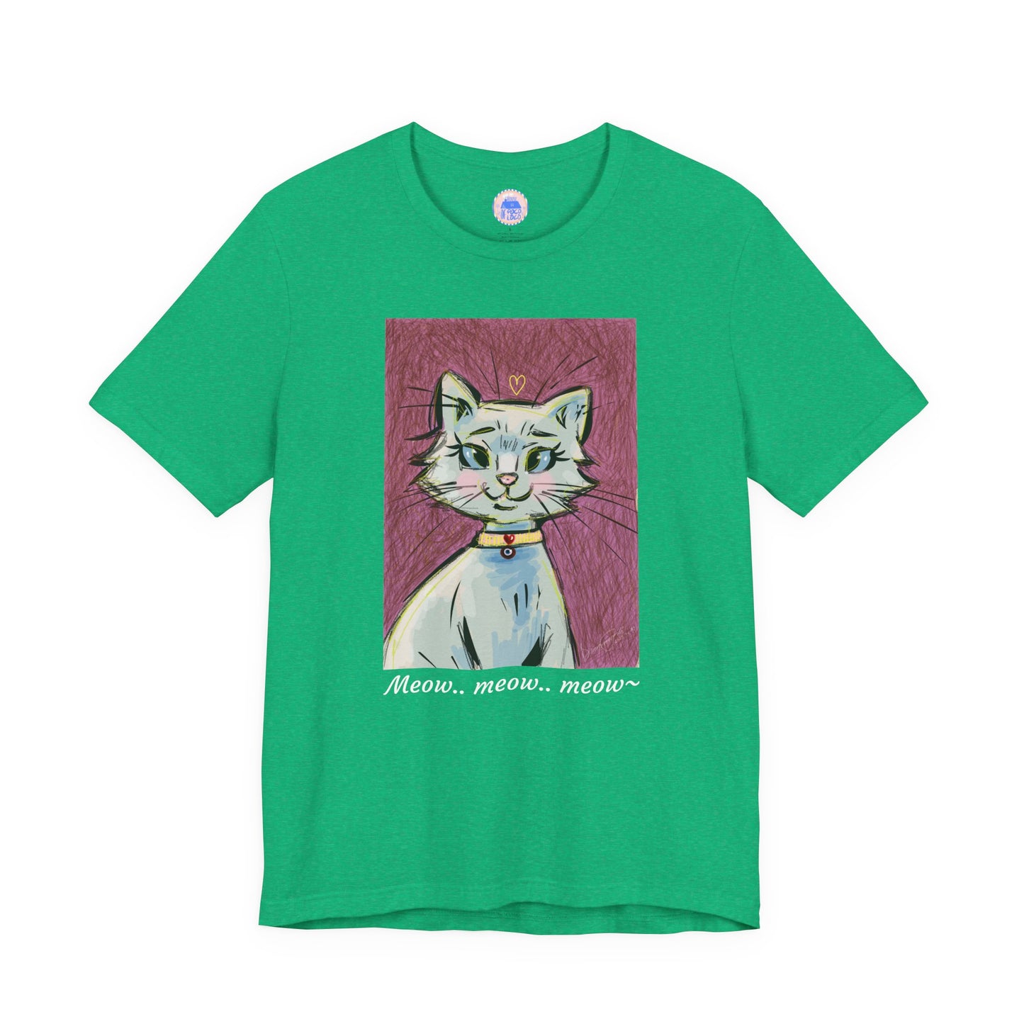 Cat Meow Meow - Pop Art Unisex Tee