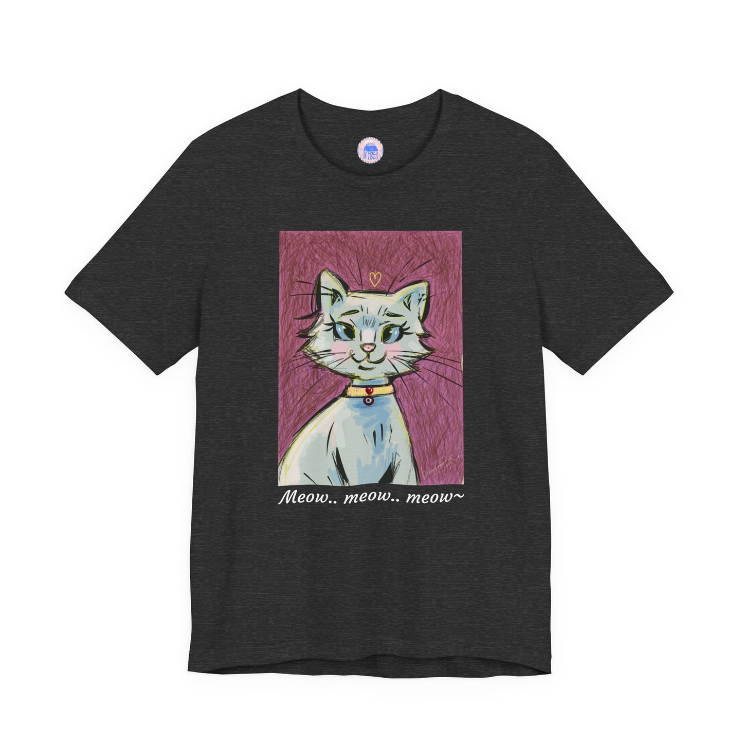 Cat Meow Meow - Pop Art Unisex Tee
