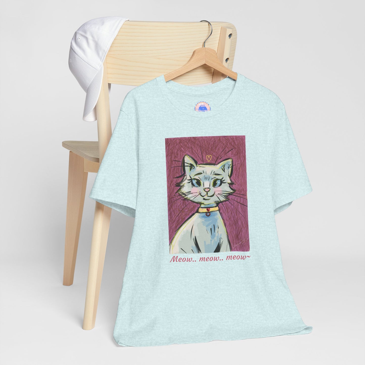 Cat Meow Meow - Pop Art Unisex Tee