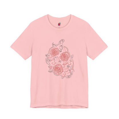Rosy Lines - Pop Art Unisex Tee House of Poco Loco