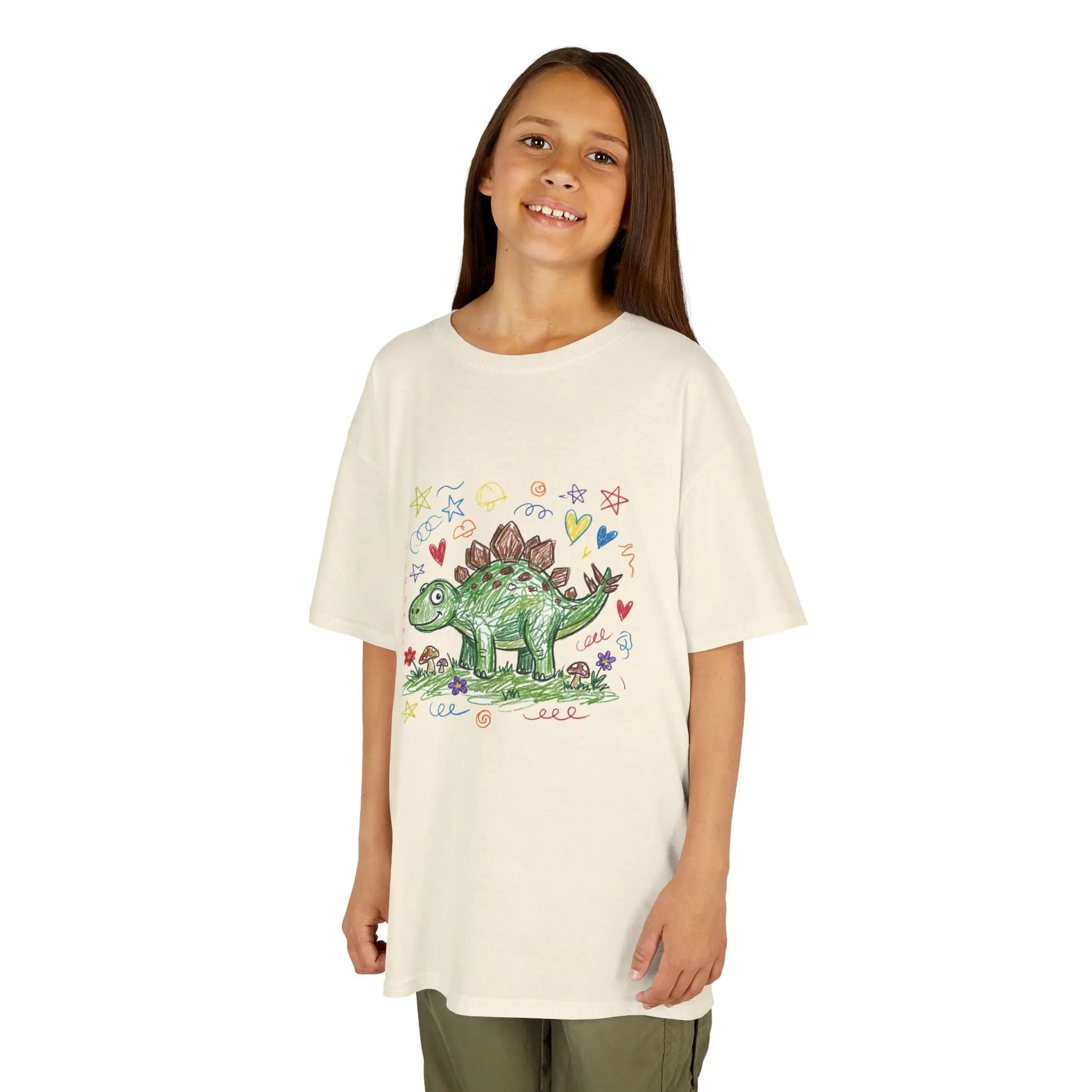 Stego Scribble Dino | Pop Art Kids Tee House of Poco Loco
