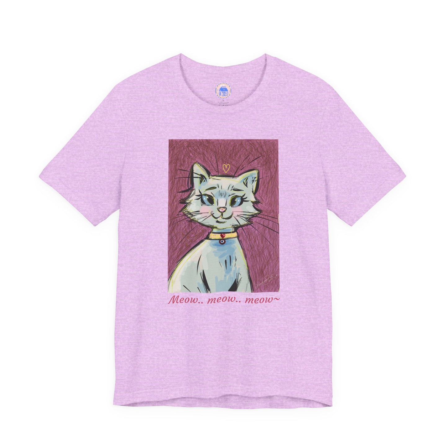 Cat Meow Meow - Pop Art Unisex Tee