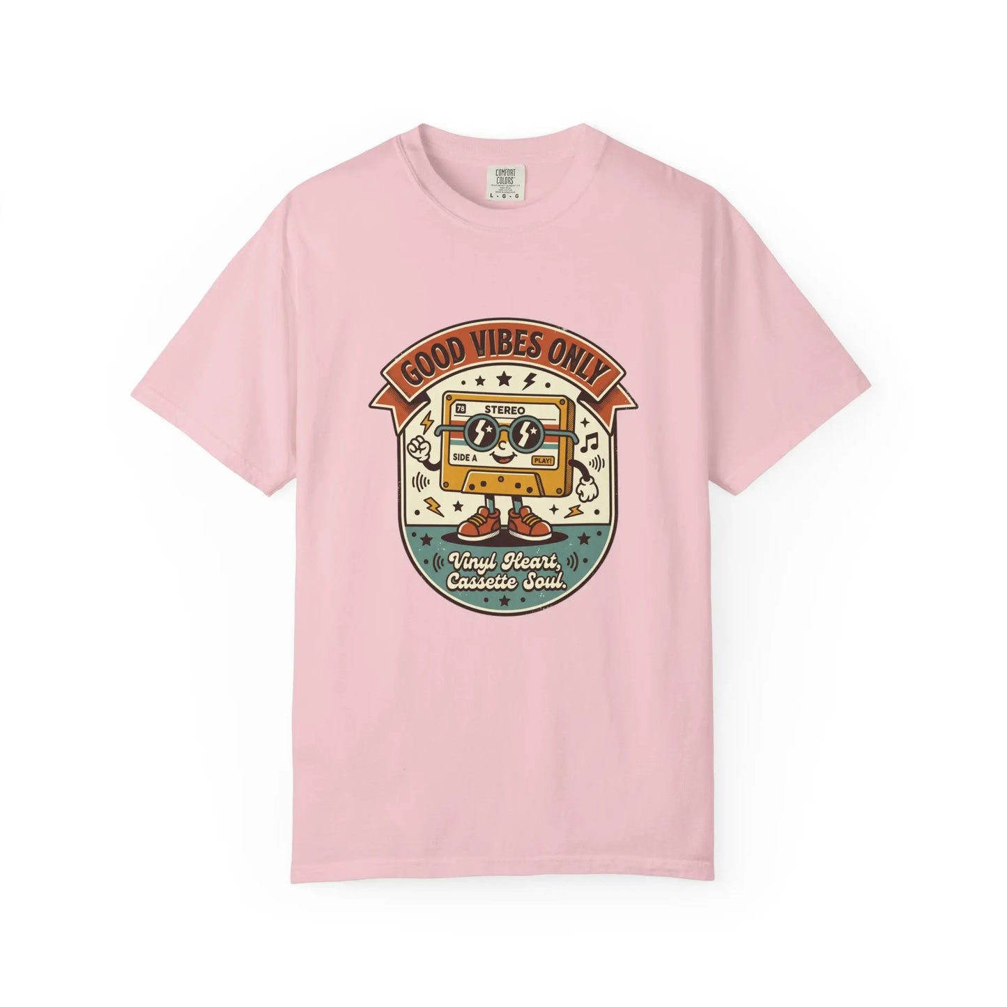 Good Vibes Only Cassette -  Vintage T-Shirt House of Poco Loco