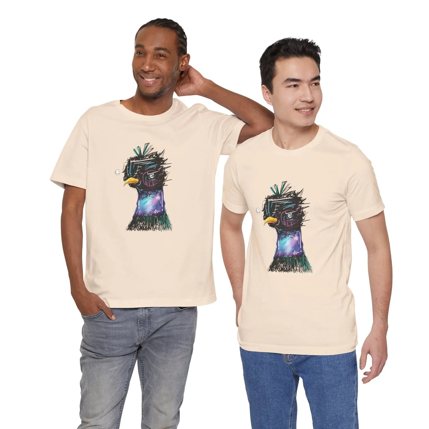 Crazy Cosmic Bird - Pop Art Unisex Tee House of Poco Loco