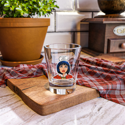 Quirky Shot Glass - 'I spent how much?' - Novelty Drinkware, Party Essential