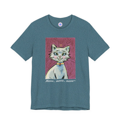 Cat Meow Meow - Pop Art Unisex Tee