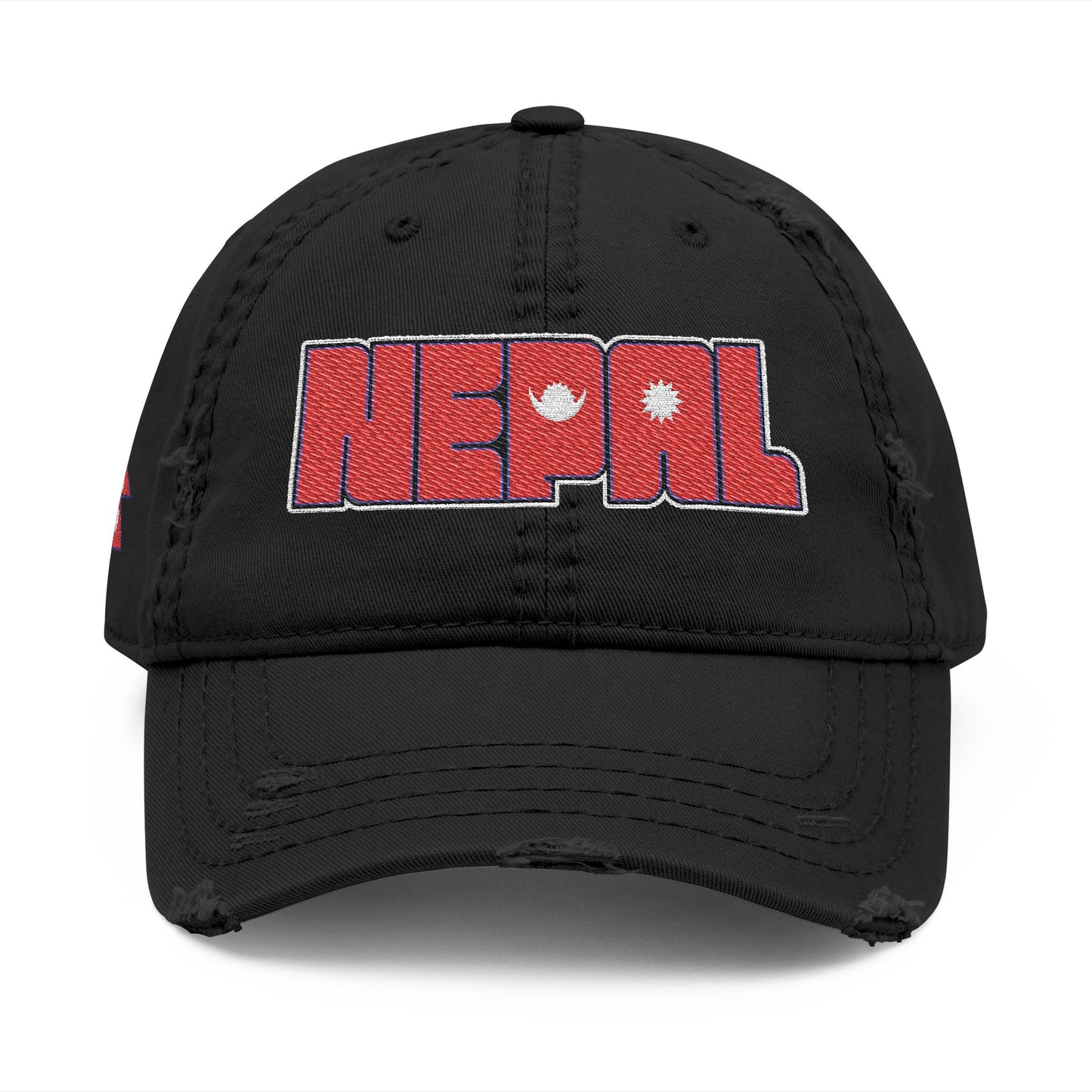 Nepal Flag - Embroidered Cap