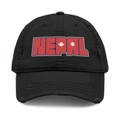 Nepal Flag - Embroidered Cap
