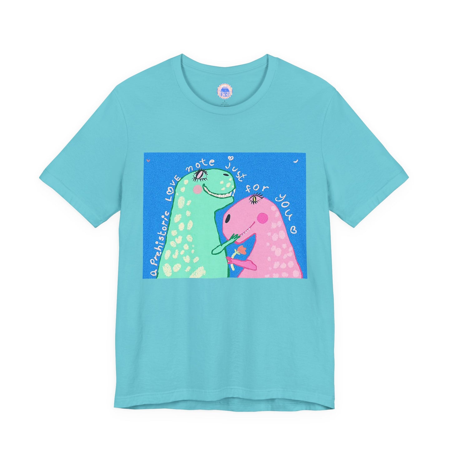 Dino Love - Pop Art Unisex Tee