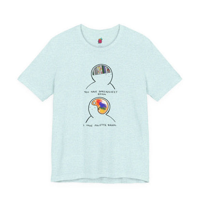 2 Parts of Brain - Pop Art Unisex Tee House of Poco Loco