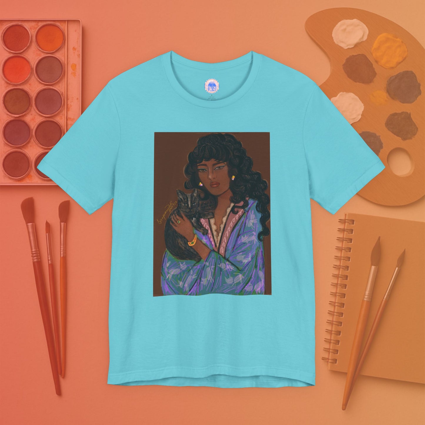 Curly Lady - Pop Art Unisex Tee