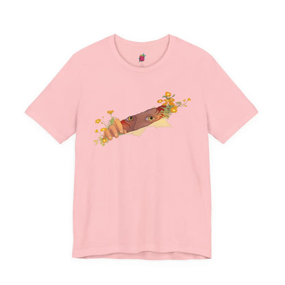 Flower Peek - Pop Art Unisex Tee House of Poco Loco