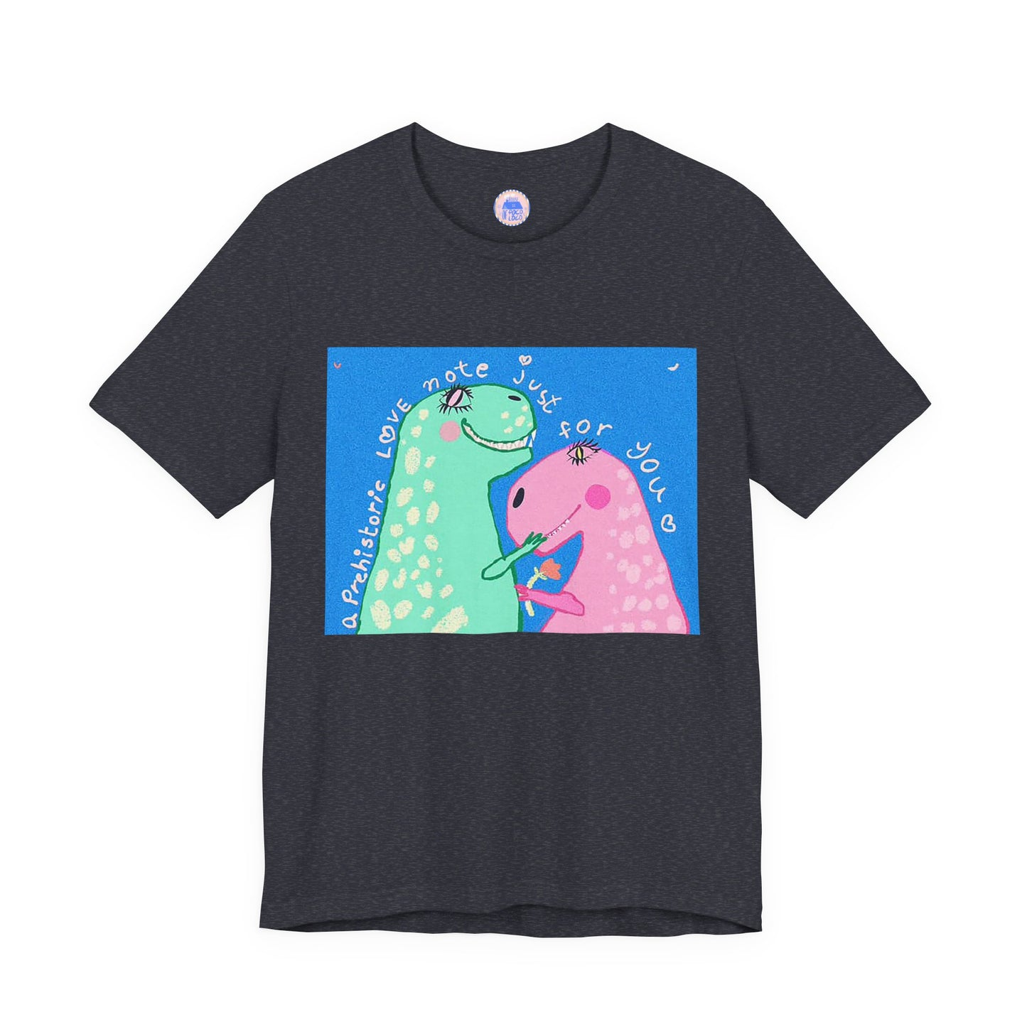 Dino Love - Pop Art Unisex Tee