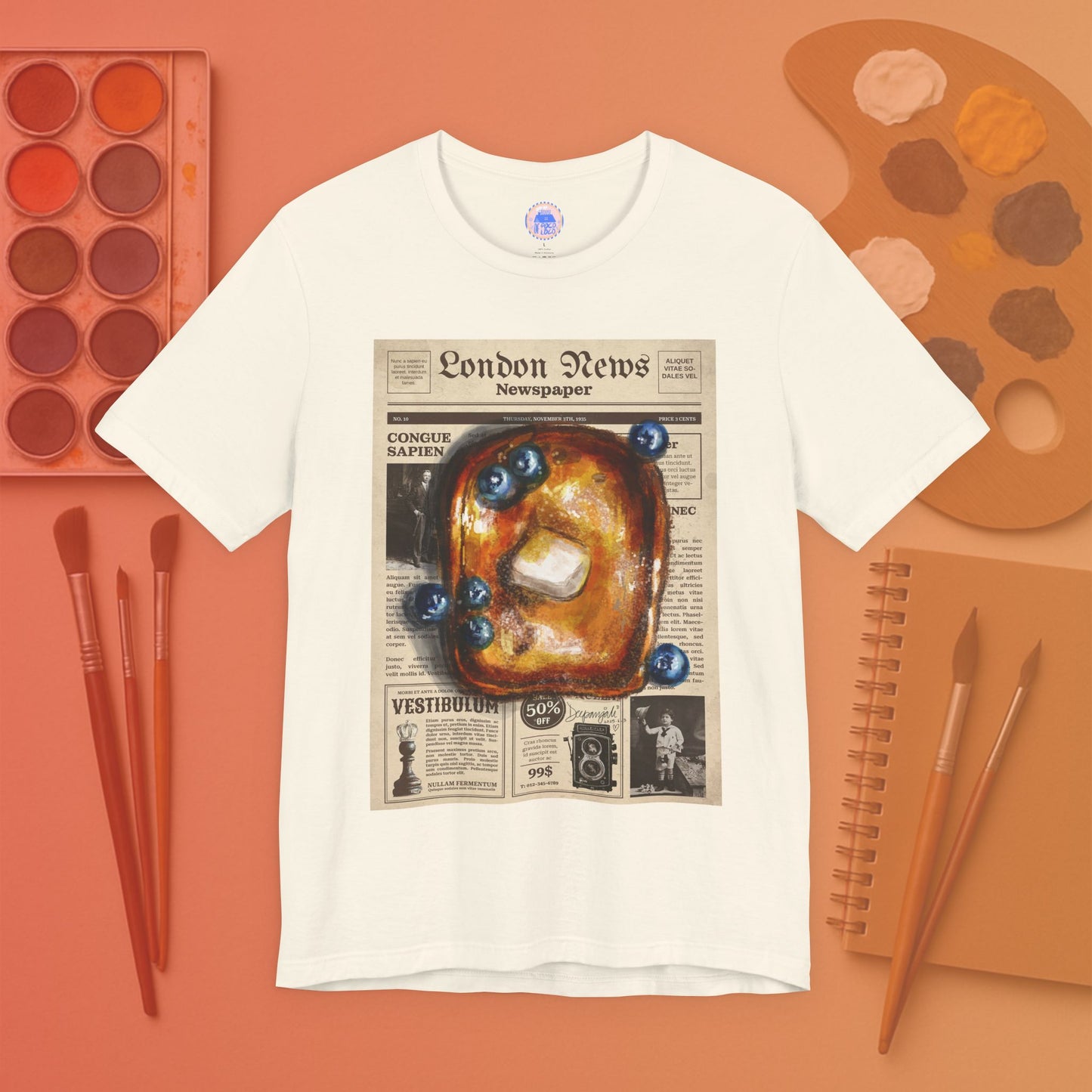 Breakfast Paper - Pop Art Unisex Tee