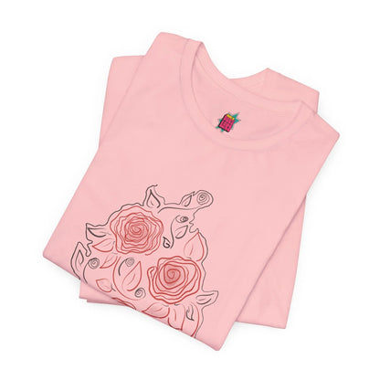 Rosy Lines - Pop Art Unisex Tee House of Poco Loco