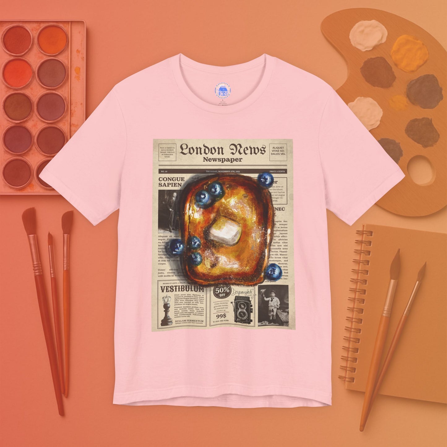 Breakfast Paper - Pop Art Unisex Tee