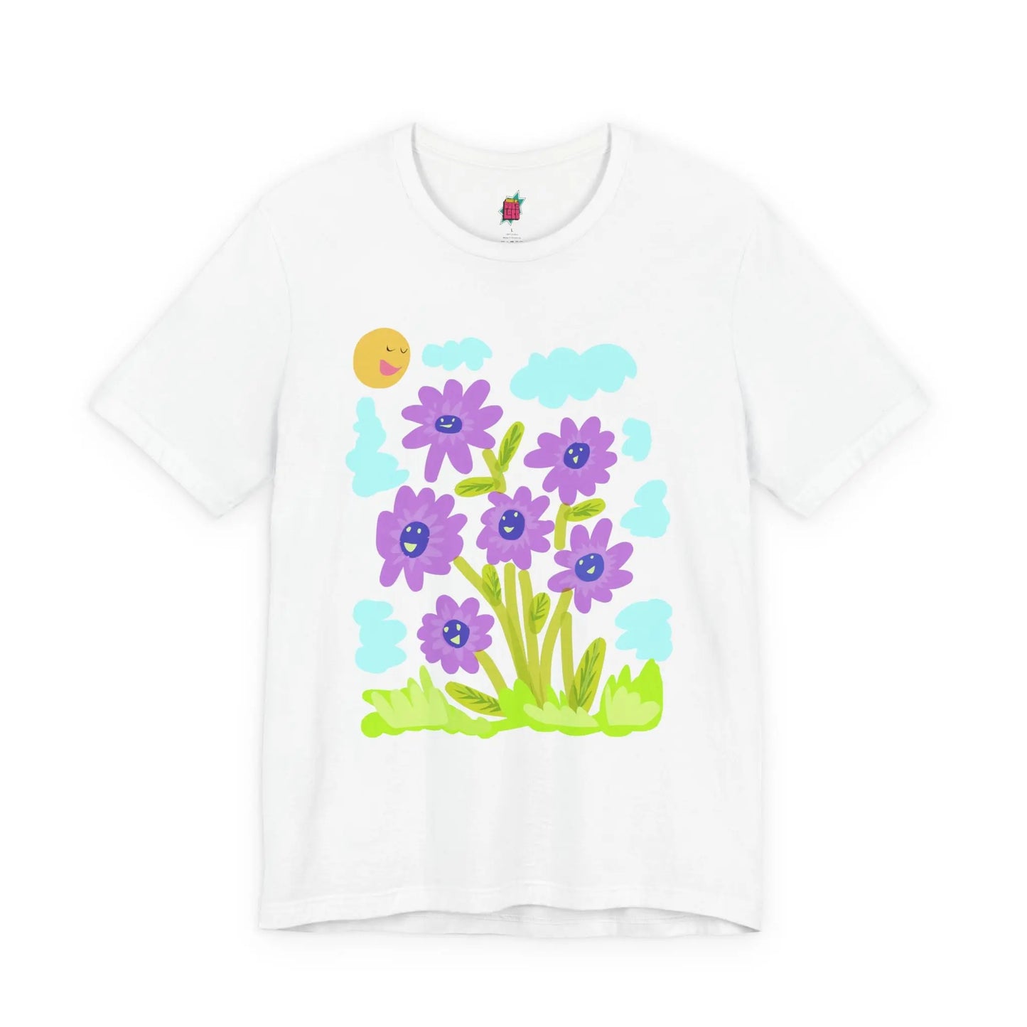 Purple Sunflower - Pop Art Unisex Tee House of Poco Loco
