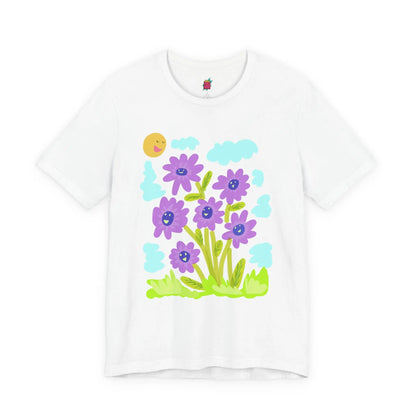 Purple Sunflower - Pop Art Unisex Tee House of Poco Loco
