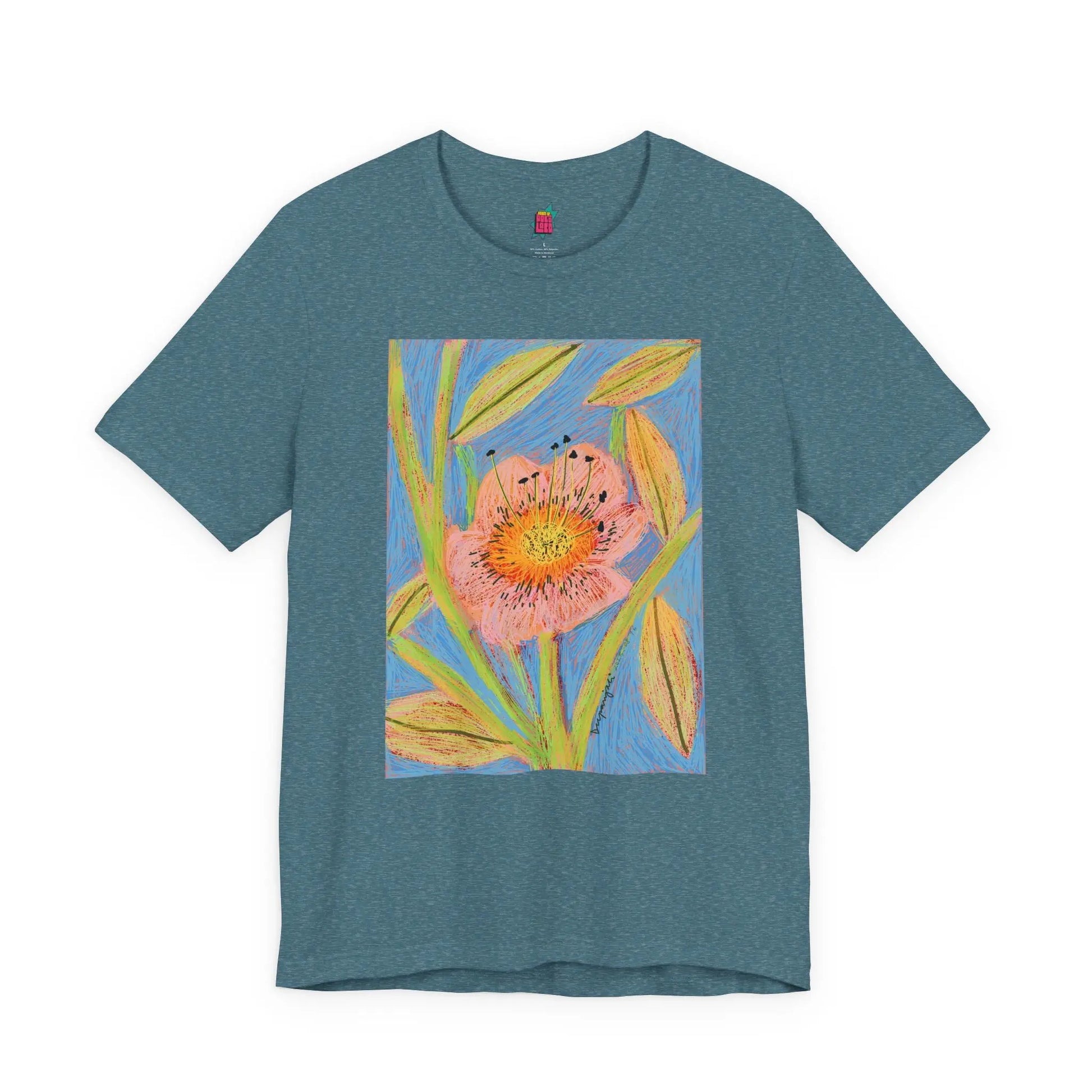 Flower Power - Pop Art Unisex Tee House of Poco Loco