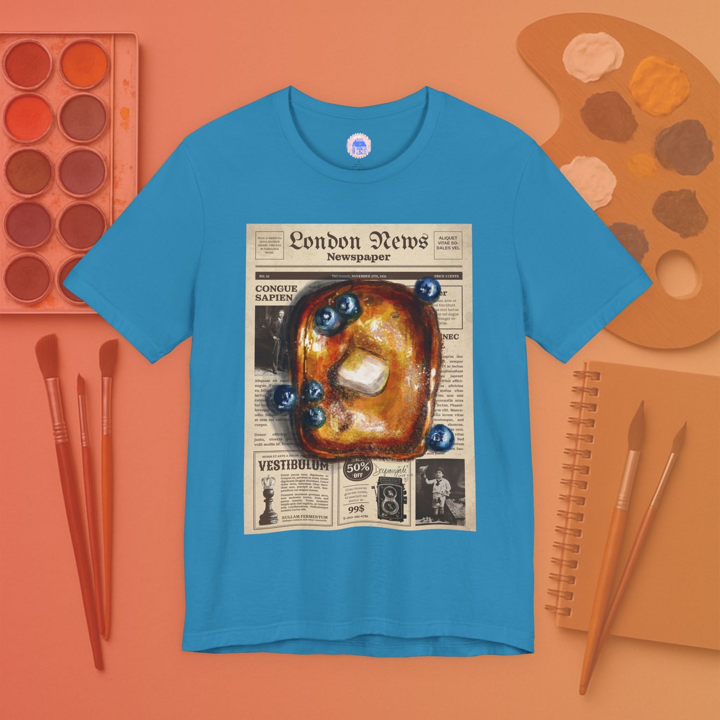 Breakfast Paper - Pop Art Unisex Tee