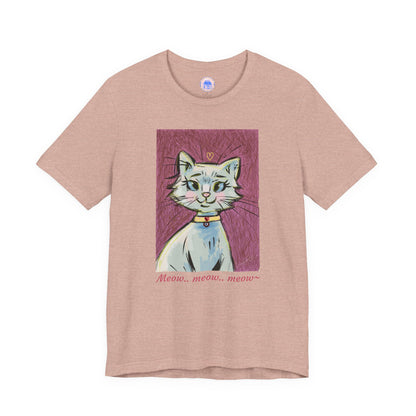 Cat Meow Meow - Pop Art Unisex Tee