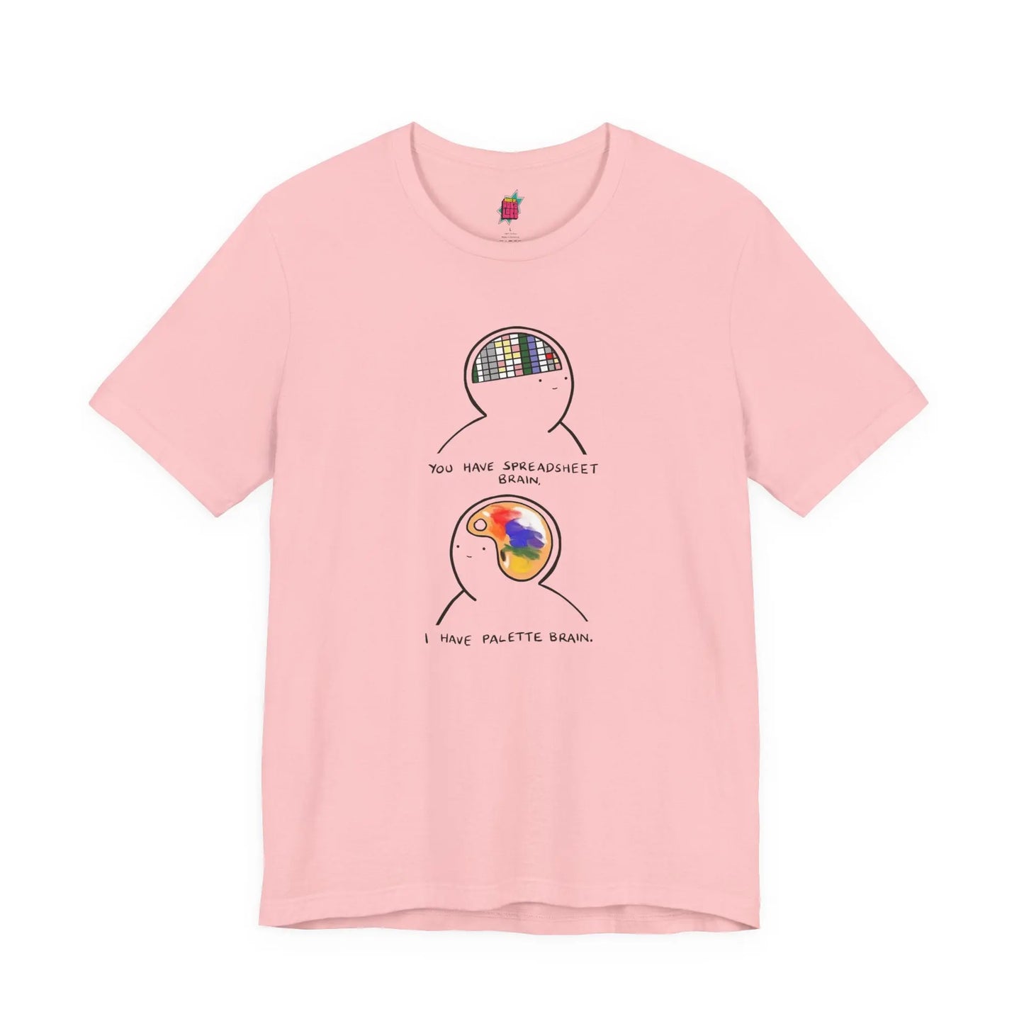 2 Parts of Brain - Pop Art Unisex Tee House of Poco Loco