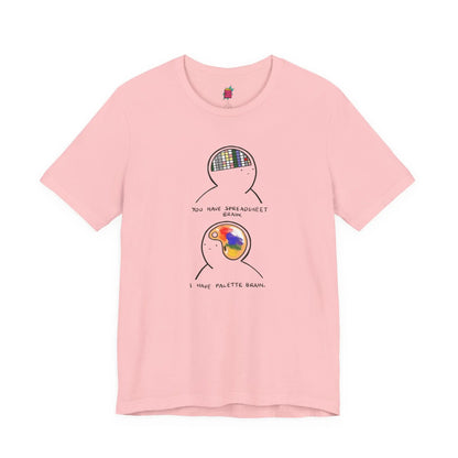 2 Parts of Brain - Pop Art Unisex Tee House of Poco Loco