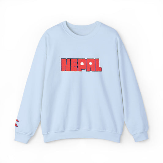 Nepal  Flag - Embroidery Unisex Sweatshirt