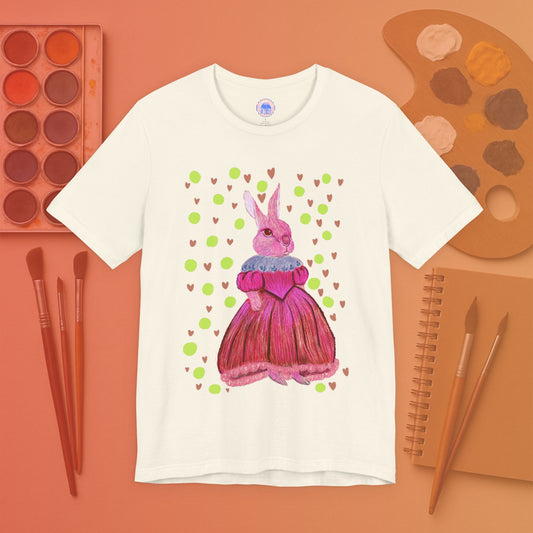 Pink Bunny - Pop Art Unisex Tee
