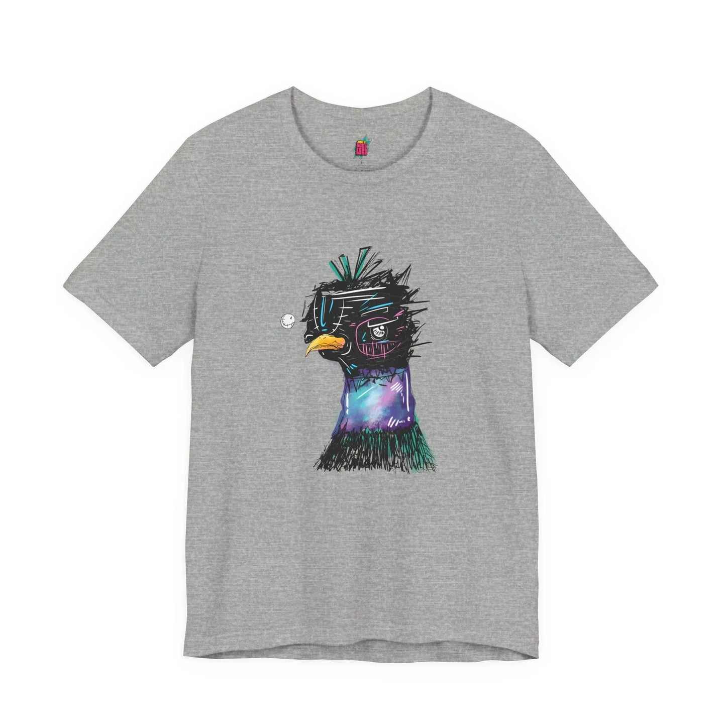 Crazy Cosmic Bird - Pop Art Unisex Tee House of Poco Loco