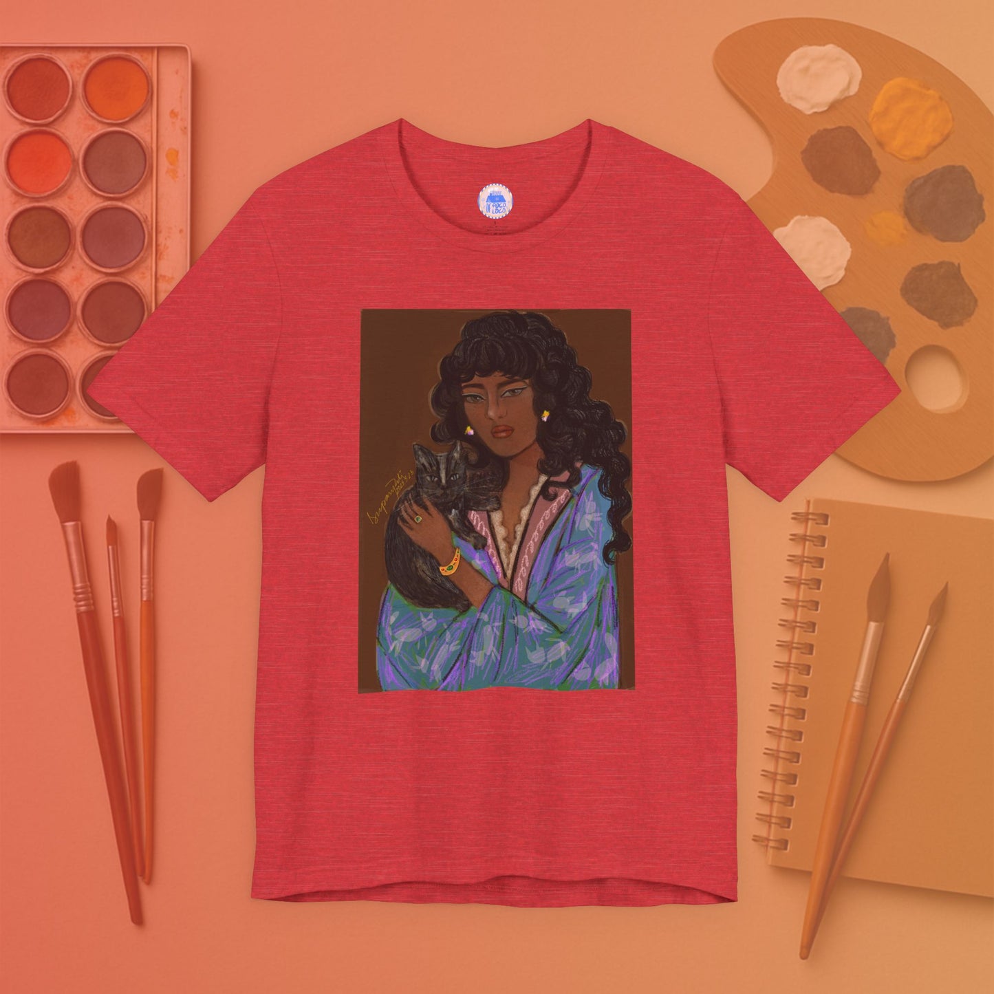 Curly Lady - Pop Art Unisex Tee