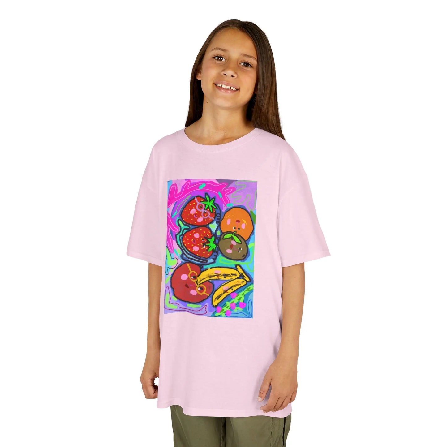 Colorful Doodle Fruit  | Pop Art Kids Tee House of Poco Loco
