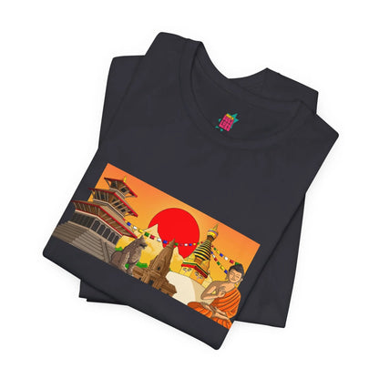 Kathmandu Valley - Pop Art T-Shirt Unisex House of Poco Loco