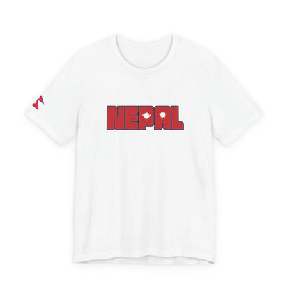 Nepal Flag - Unisex Tee House of Poco Loco