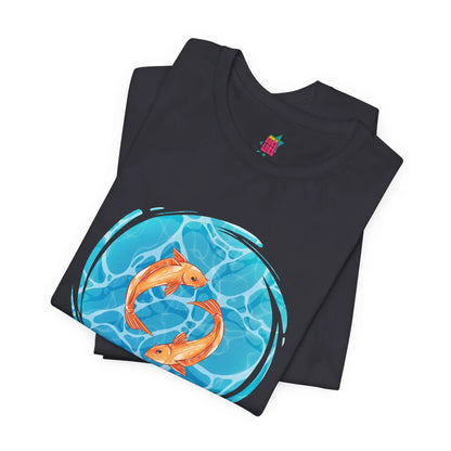 Fish in Blues - Pop Art Unisex Tee House of Poco Loco