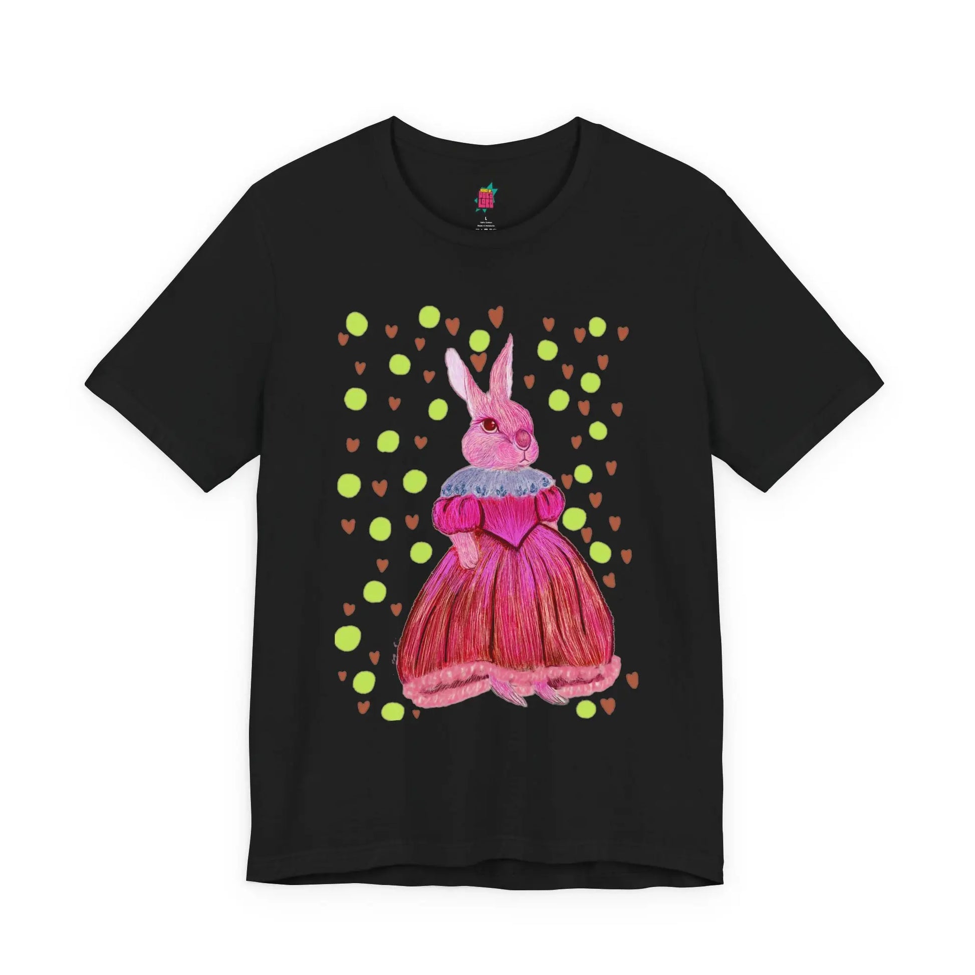 Pink Bunny - Pop Art Unisex Tee House of Poco Loco