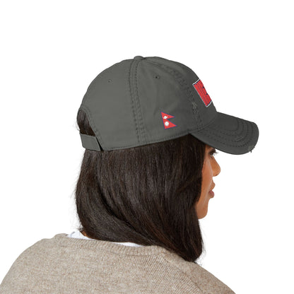 Nepal Flag - Embroidered Cap
